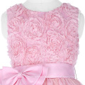 Grace Karin Girls 3D Flower Pink Wedding Bridesmaid Party Princess Dress CL008977-1
